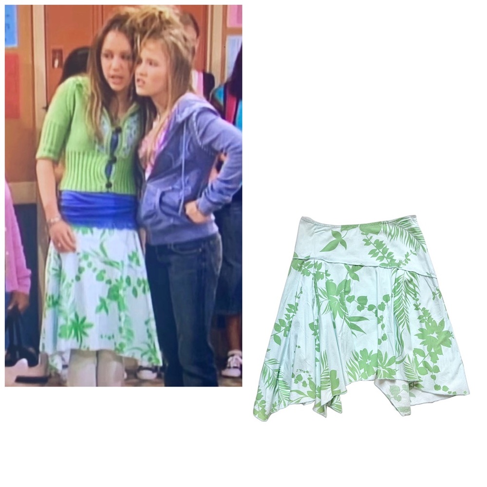 ASO Hannah Montana Wardrobe! Miley’s Green Floral Skirt! Season 1, Episode 23